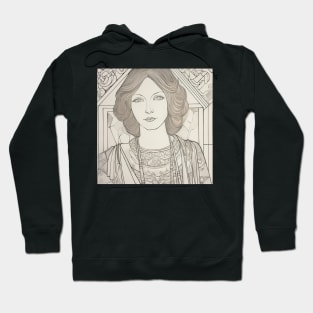 Greta Garbo drawing Hoodie